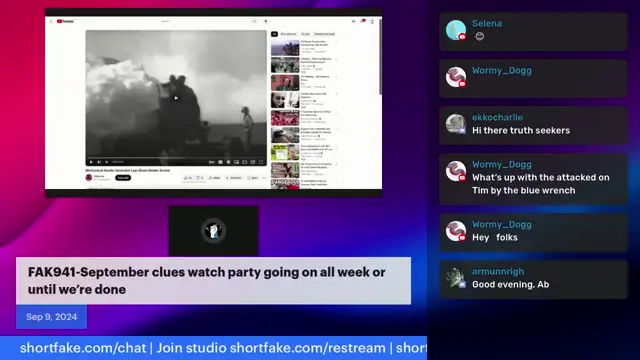 FAK941-September clues watch party