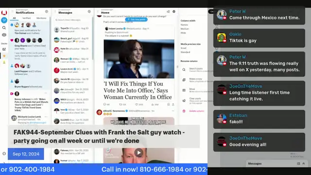 FAK944-September Clues with Frank the Salt guy watch party