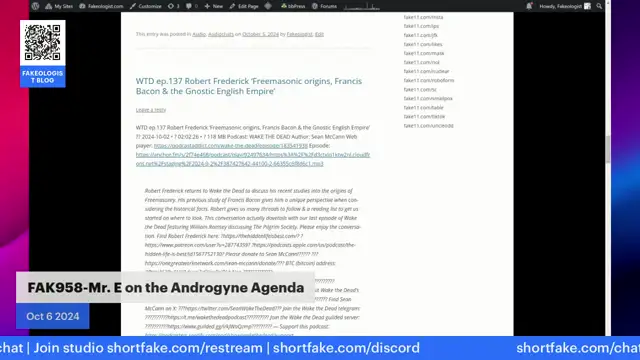 FAK958-Mr. E on the Androgyne Agenda