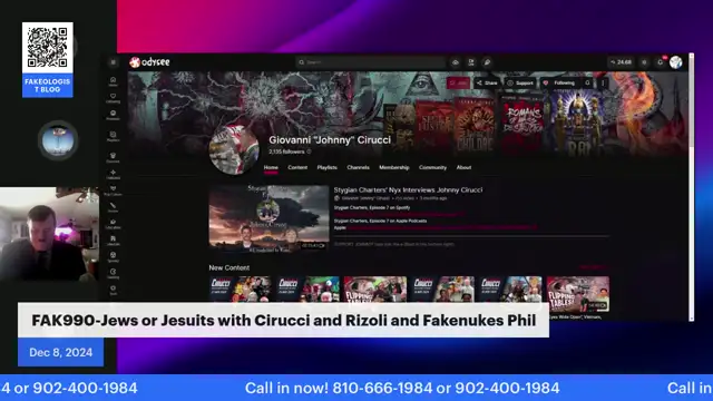 FAK990-Jews or Jesuits with Cirucci-Rizoli-Fakenukes Phil-Robert the Bruce