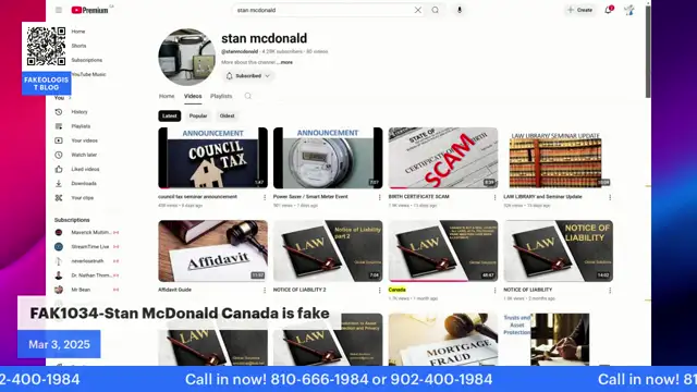 FAK1034-Stan McDonald Canada is fake