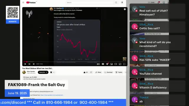 FAK1089-Frank the Salt Guy on Iran and oil prices