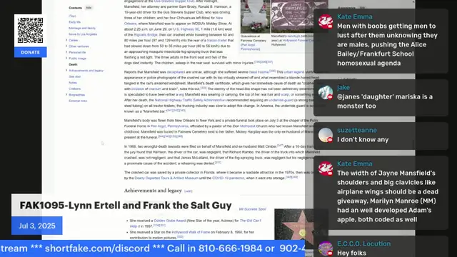 FAK1095-Lynn Ertell and Frank the Salt Guy on Jota crash