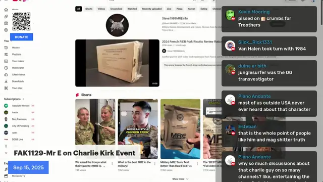 FAK1129-Mr E on Charlie Kirk Event