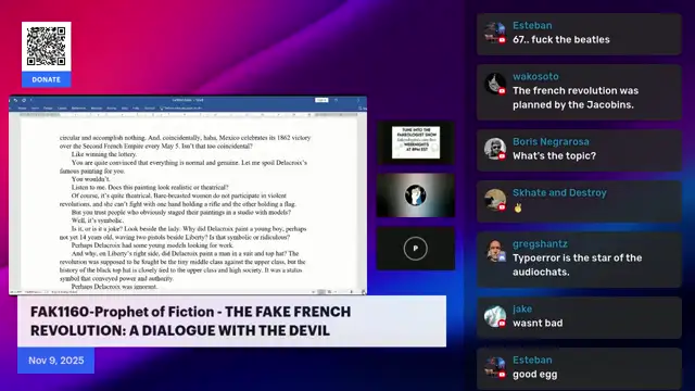 FAK1160-Prophet-of-Fiction-THE FAKE FRENCH REVOLUTION: A DIALOGUE WITH THE DEVIL