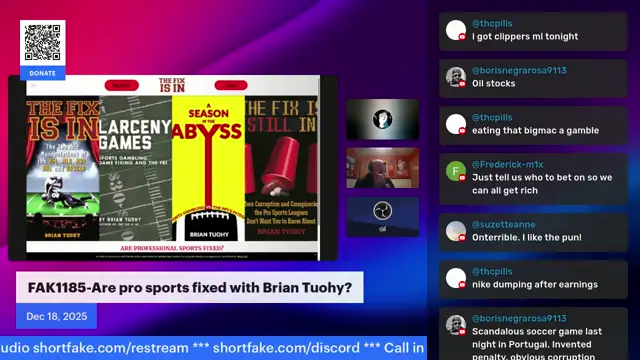 FAK1185-Are pro sports fixed with Brian Tuohy?