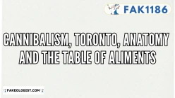 FAK1186-Cannibalism, Toronto, Anatomy and the Table of Aliments