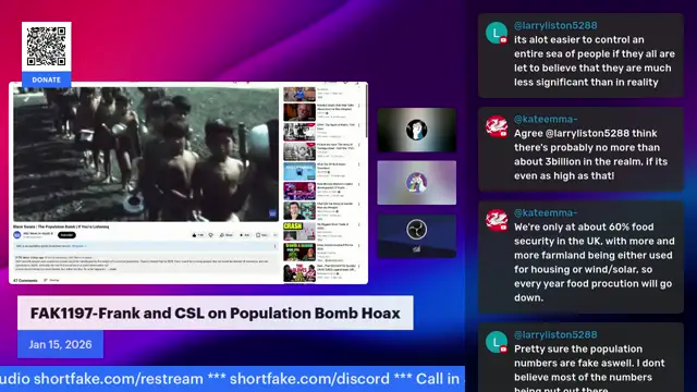 FAK1197-Frank and CSL on Population Bomb Hoax