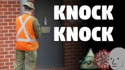 Australian Military Now Knocking Doors (Searching for Corona)