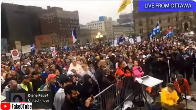 Canadian Media lies about Ottawa Protest numbers