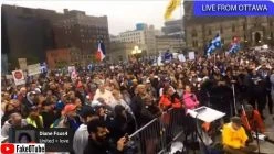 Canadian Media lies about Ottawa Protest numbers