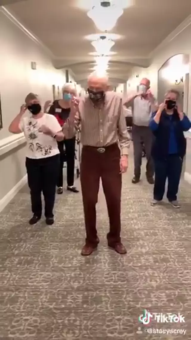 Dancing seniors