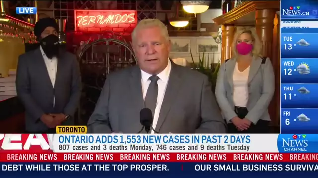 Doug Ford responds to those who think COVID-19 is a 'hoax'