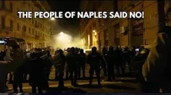 The People Of Naples Say No This Lunacy & Will Not Let The Police Bully Them