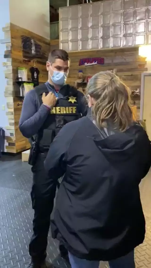Buffalo, New York Business Owners Stand Up to Cuomo Lockdown Orders; Chase Out Sheriff & Health Dept