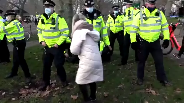 Zol Neveri - Clip 3/3  Anti Lockdown Protest - London  Hyde Park 2 January 2021  A number of people have been arrested under health protection regulations and taken into custody.