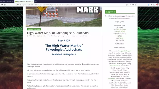 High-Water Mark for Media Fakery Discussion