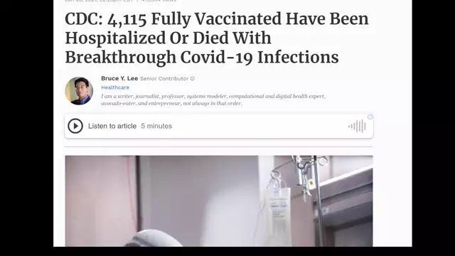 The Vaccinated People Are the Problem