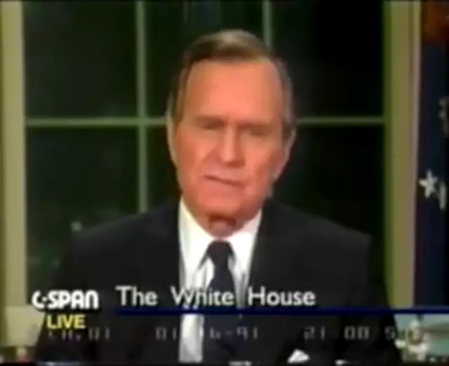 George Herbert Walker Bush - New World Order Speeches Mashup- 9/11/1990 @ 9:09PM
