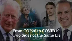 From COP26 to COVID19: Two Sides of the Same Lie