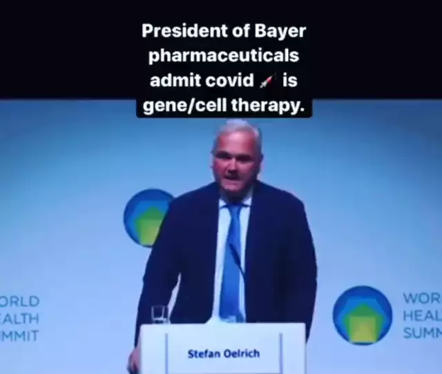 President of Bayer admits the covid vaccine is gene therapy