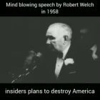 Robert Welch speech from 1958