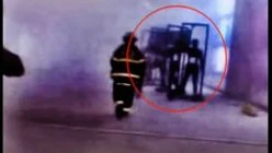 NEW 9/11 mystery? Strange framed dummy people inside WTC building