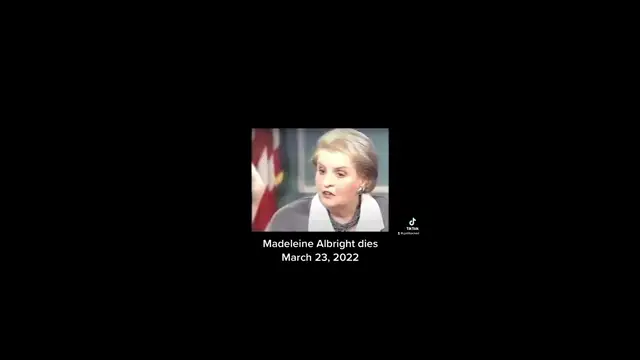 Madeleine Albright says dead children worth it
