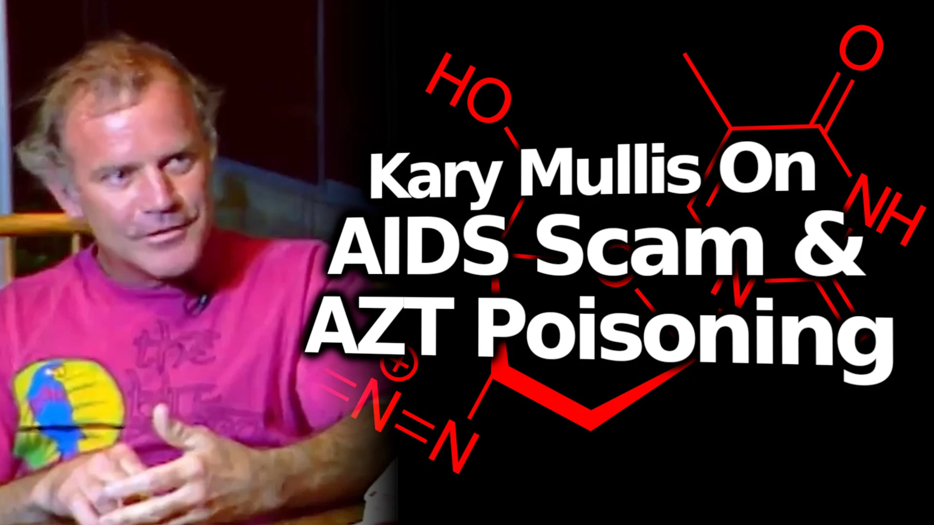 Kary Mullis On The The AIDS Scam & AZT (Zidovudine) Poisoning/ Killing of AIDS Patients