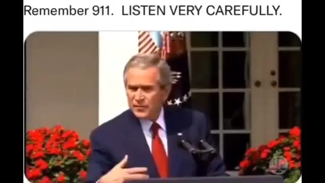 Bush on the wtc explosions