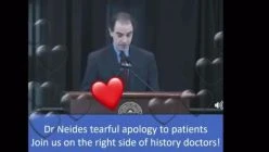 In 2017, Dr. Neides Realized His Ignorance Lead to Vax Injury and Death of Patients