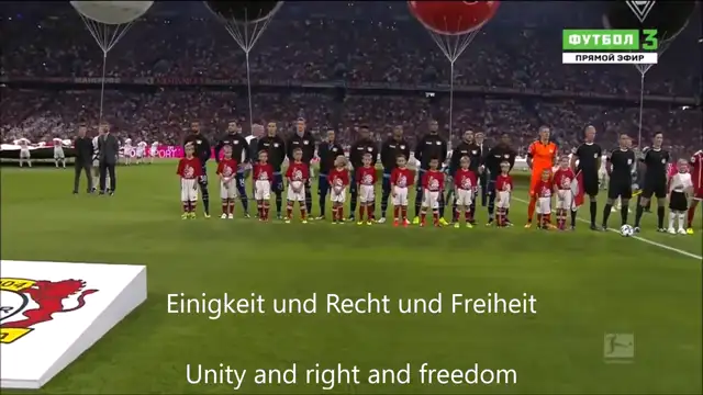 German National Anthem with German and English Subtitles