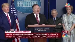 Mike Pompeo ''We're in a live exercise here'' Coronavirus task force hold news conference 03 20 2020