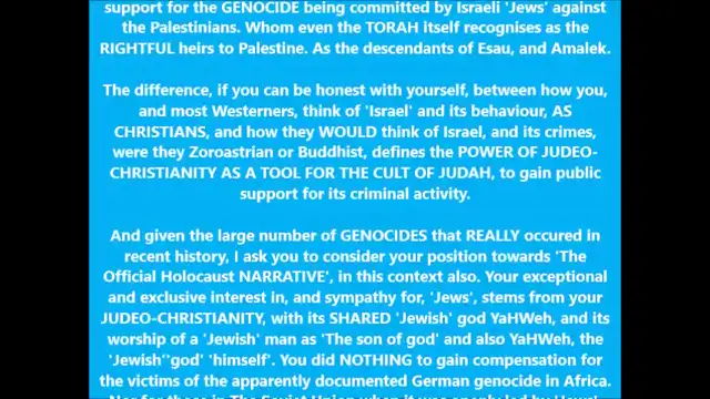 How the West was LOST to The Cult of Judah via the Trojan Horse VIRUS, Judeo-Christianity