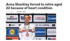 Jabbed British Olympian Retires at 22 with Heart Condition - 16th April 2024