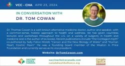 Tom Cowan drops nuke and virus hoax bombs