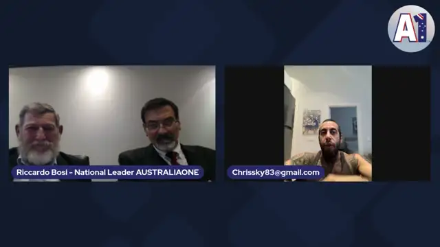 AustraliaOne Party - Roundtable with Riccardo Bosi, John Wilson and Chris Sky (28 May 2024)