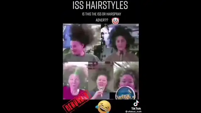 ISS “outer space” hairstyles 🤡