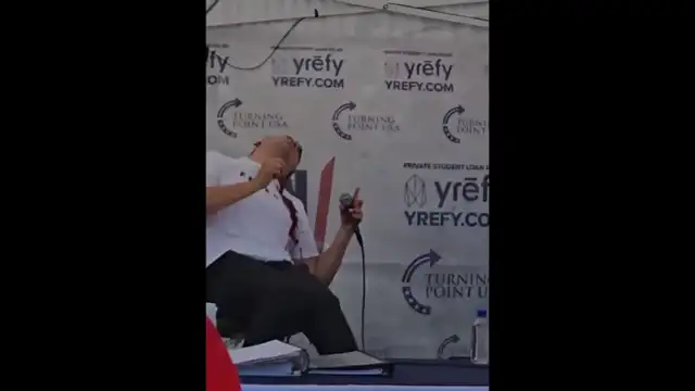 CGI RING FINGER GLITCH CHARLIE KIRK STAGE ASSIGNATION