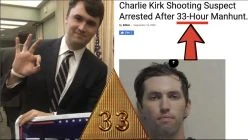 ''WE GOT HIM!'' CHARLIE KIRKS FREEMASONIC RITUAL PSYOP ENDS AS KILLER ARRESTED AFTER 33 HOUR HOAX-HUNT