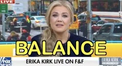 Erika Kirk Restores Balance to the Universe